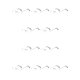 thumbnail image 3 of Jumpingount Gafas de sol sin montura para hombre con cómodo descanso en la nariz Gafas de metal con montura pequeña octogonal para mujer Plata Blanco plateado 10Conjunto, 3 of 6