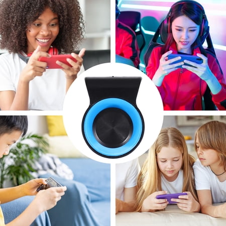 WEUVEB Blue Phone Gamepad Controller with Clip Lightweight High Sensitivity Mobile Trigger