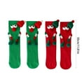 thumbnail image 3 of Children Christmas Party Decors Socks Novelty Festival Cartoon Big Eyes Hand Middle Tube Socks Hosiery Gift, 3 of 8