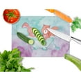 thumbnail image 2 of Caroline's Treasures Rabbit and Squirrel Bathing Watercolor Glass Cutting Board Large, 2 of 2