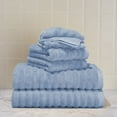 thumbnail image 2 of Mainstays Performance Textured Bath Towel, 54" x 30", Blue Linen, 2 of 2