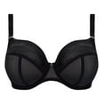 thumbnail image 3 of Fantasie Devote Side Support Plunge Underwire Bra (102436),36FF,Black, 3 of 5