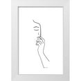 thumbnail image 1 of Murdock, Ramona 23x32 White Modern Wood Framed Museum Art Print Titled - Hiding Faces III, 1 of 4