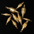 thumbnail image 4 of 10pcs Fishing Brass Sinker With Inner Swivel Inline Weights Swivel Weights, 4 of 10