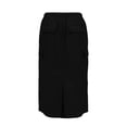 thumbnail image 5 of Wdgfv Maxi Skirt for Women Summer Side Slit Pencil Skirts Elastic High Waisted Long Skirt, 5 of 6