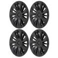 thumbnail image 1 of Couvre-roues Hubcap, 4 Pcs Couvre-Roues Noir Mat pour Modèle Y 2020 à 2023, 1 of 8