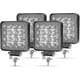 thumbnail image 1 of 4 X 48w Led Work Light, Square Spotlight 12v 24v Long Range Led Headlights Ip67 Spot Flood Reversing Light For Car Truck Tractor Suv Boat(4 Pcs), 1 of 4