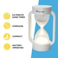thumbnail image 2 of Make Lemonade 9.5 Minute Hourglass Sand Timer with 7 Color Bedside Lamp Nightlight for Kids, 2 of 2