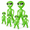 2 Pack Large and 4 Pack Small, variant on 6 Pack 63 Inch Giant Inflatable Alien 31.5 Blow Up Green Balloon For Space Party Decorations Ufo Theme Spacesbirthday Eastermas Ho