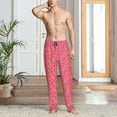 thumbnail image 2 of Naloa Colorful Sprinkles Donuts Pajama Pants Men, PJ Bottoms, Sleep & Lounge Pants-Small, 2 of 6