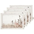 thumbnail image 1 of Vargottam Placemats- Placemat For Dining Table, Set Of 4- Printed & Reversible CottonNapkin-IndoorPlacematsFor Home & Kitchen Dining Table- Sparrow (Brown), 1 of 5