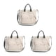 thumbnail image 5 of Bolso de lona de moda Qarigey para mujer Blanco crema Type1 NO1, 5 of 6
