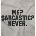 thumbnail image 2 of Me Sarcastic Never Humorous Attitude Men's Graphic T Shirt Tees Brisco Brands L, 2 of 4