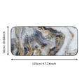 thumbnail image 5 of WERPE Marble Texture Design Square Floor Mat for Home Entrance Outside Entry 19.68*47.24 in, 5 of 6