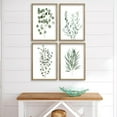thumbnail image 6 of Botanical Plant Wall Art Decor Prints Sign 16x24 Inch Set of 4 Large Farmhouse Bathroom Minimalist Aesthetic Wood Framed Floral Living Room Boho Leaf Eucalyptus Watercolor Hanging (Wood), 6 of 14