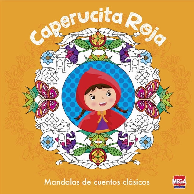 Caperucita roja. mandalas de cuentos clásicos