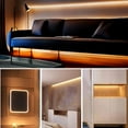thumbnail image 3 of Clearhill 5V USB COB LED Strip Lights with Remote Dimmable Switch,6.56FT/2M,Warm White 3000K,320LEDs/M,8mm Width,Not Waterproof IP20,1.5M USB Switch Cable,for DIY Home Indoor Decoration, 3 of 9