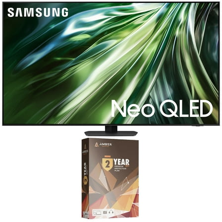 Samsung QN85QN90DAFXZA 85 Inch Neo QLED TV with 4K AI Upscaling and 2 Year Amber Protection Plan (2024)