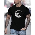 thumbnail image 1 of T-shirt Homme Pêche Graphique Été Décontracté Manches Courtes, 1 of 5