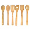 thumbnail image 1 of Ensemble d'Outils de Cuisine en Bambou de 6 Pièces&44;, 1 of 1