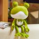thumbnail image 4 of 38cm Cute soft frog plush toy, cartoon frog shape stuffed animal plush doll, creative home decoration sofa ornament, 4 of 5
