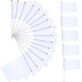 thumbnail image 3 of MasteelfCA 20 Pcs Guirlande Manuelle Portable Drapeau Arbitre Commandant Drapeau à Manivelle (Blanc), 3 of 7