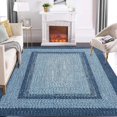 thumbnail image 2 of TROPOW Washable Area Rugs Modern Braided Print Rug Washable Rug Soft Bedroom Rug Non-Slip Non-Shedding Floor Carpet Low Pile Foldable Thin Rug for Dining Room Home Office Nursery, 2 of 7