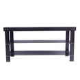 thumbnail image 4 of Hassch 3-Tier Bamboo Shoe Rack Bench, 35.4 Inch Slatted-Top Seating Stool - High Weight Capacity (551 lbs), Coffee Finish, Compact Entryway Organizer, Easy Assembly, 4 of 10