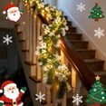 thumbnail image 5 of Qwtwty 6 ft Artificial Christmas Garland, Fake Vines Real Touch Artificial Pines Needle Garlands for Mantle, Fireplace, Table Decor, 5 of 9