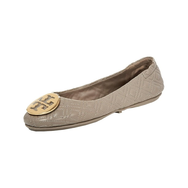 tory burch silver minnie flats