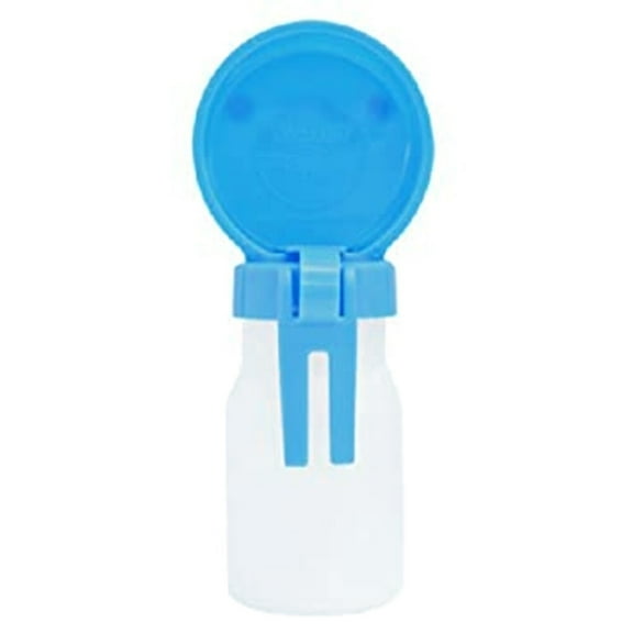 Porta-Pet Dog Puppy Cat Animal Travel Drinking Water Bottle Dispenser, Light Blue - Small