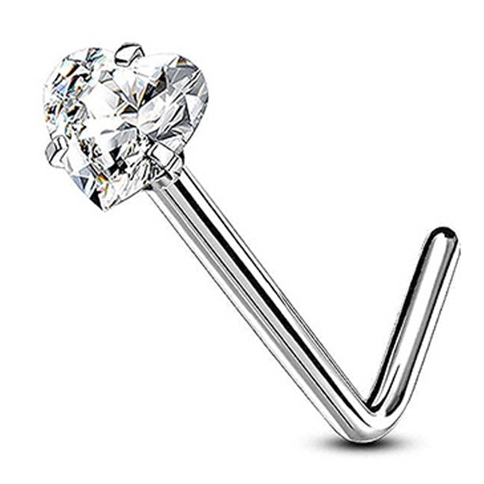 Piercing Nombril Aile D'Ange Acier Chirurgical 316L – Design Cristal Mobile – Argenté