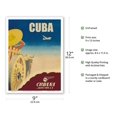 thumbnail image 2 of Cuba - Cubana de Aviación S.A. - Cubana Airlines - Vintage Airline Travel Poster c.1949 - Master Art Print (Unframed) 9in x 12in, 2 of 4