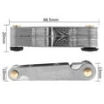 thumbnail image 4 of Medidor de brochetas de acero inoxidable con brocheta métrica, herramienta para brochetas, brocheta Whitworth de 55 grados y brocheta métrica de 60 grados, 4 of 5