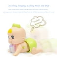 thumbnail image 6 of Crawling Baby Doll Toy with Music & Lights, Interactive Pretend Play Toy for Kids, Slow Moving Infant Toy, Early Learning Educational Toy, Fun Gift for Boys & Girls, Batteries Not Included, 6 of 7