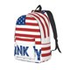 thumbnail image 1 of Disketp Thank You Veterans print Canvas Backpack Lightweight Travel Daypack Student Rucksack Laptop Backpack-, 1 of 5