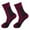 Wine Red, variant on 1 Pair Waterproof Socks 3-Layer Moisture-Wicking Men Women Outdoor Winter Hiking Camping Skiing Wading Fishing Compression Socks