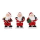 thumbnail image 1 of Set de 3 figuras de Papá de resina, estatua de Papá , adorno navideño para chimenea, celebración, hogar rústico o escritorio., 1 of 9