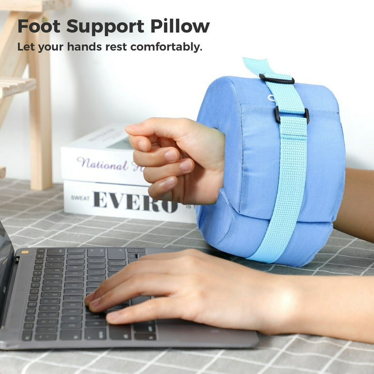 Foot Elevation Pillow Ankle Heel Elevator Wedge Foot Support Pillow Medical  Ankle Cushion for Bed Sore Foot Pressure Ulcer Sleeping Feet Leg Rest  Elevated Support Foam Surgery Recovery (Small, 1PCS) 