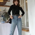 thumbnail image 2 of Belt Women's Head Layer Pure Cowhide Premium Versatile Casual Jeans Belt Stylish Simple Pin Buckle Belt Women, 2 of 5