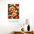 thumbnail image 5 of Moonow7 Cute Dog Christmas Wall Art Poster, Adorable Puppy in Presents Art Prints, Festive Holiday Picture for Wall Decor in Nursery, Kids Room, Bedroom, Dog Lover Gift, Unframed Size 16x20”, 5 of 13