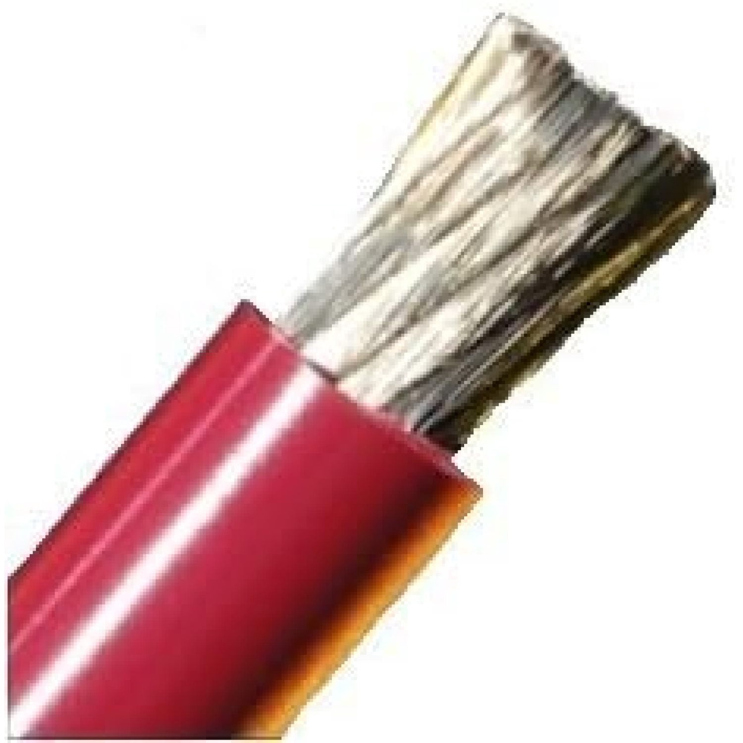 4 AWG Tinned Marine Battery Cable, Red, 25 Feet