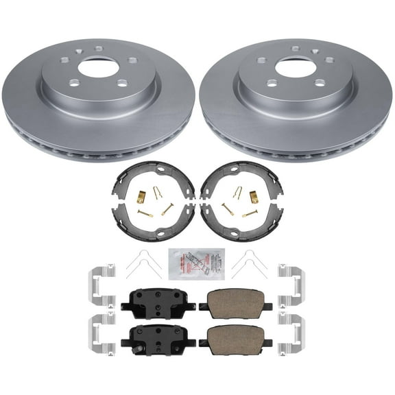 Rear GEO Coated Disc Brake Rotors Disc Brake Pads For Camaro 2016-20 2.0L LS LT