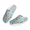 thumbnail image 2 of Lsque Cartoon Doodle Puppy Pattern Womens Comfort Cotton on Scuff With Memory Foam and Anti-skid Sole Slipper-42/43, 2 of 7