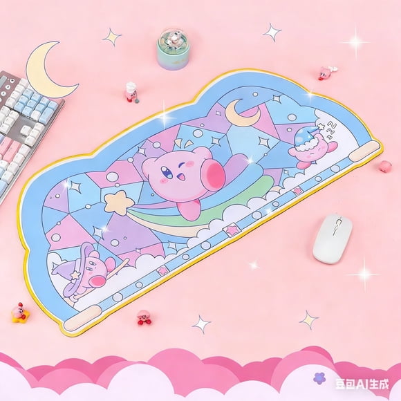 Tapis de Souris pour Femmes, Design Kawaii d'Anime, pour J