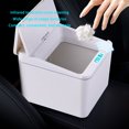 thumbnail image 6 of BCZHQQ 1 Gallon Automatic Bathroom Trash Can,Touchless Motion Sensor Garbage Can with Lid,Smart Plastic Slim Wastebasket for Bathroom,Office,RV,Bedroom,Living Room,White,Summer Savings Clearance, 6 of 9