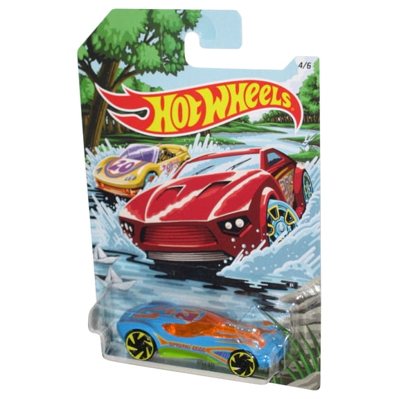 Hot Wheels Spring Series (2019) Mattel HW40 Blue & Green Toy Car 4/6