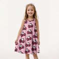 thumbnail image 4 of Robe d'Été pour Enfants Fille Confortable Impression 3D Hello Kitty Mignonne et à la Mode Robe de Plage pour Enfants Vacances Fille Sl Loveliness Fille, 4 of 6