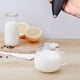 thumbnail image 2 of Batidora de mano - Espumador de café de acero inoxidable Espumador de mano eléctrico, batidor eléctrico inalámbrico con pilas y espumador de leche, 2 of 5