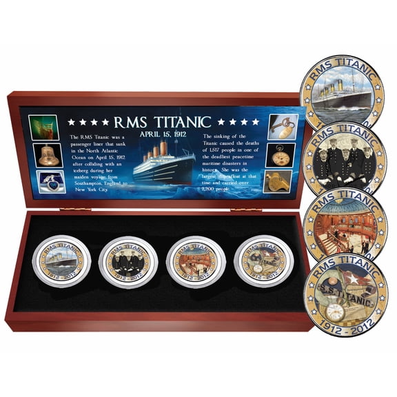 Titanic Four Coin Set